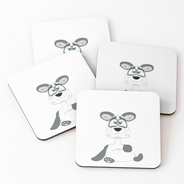 Item preview, Littlest Pet Shop LPS New Heart Eyes Grey Panda Mascot  designed and sold by ArdorMeraki.