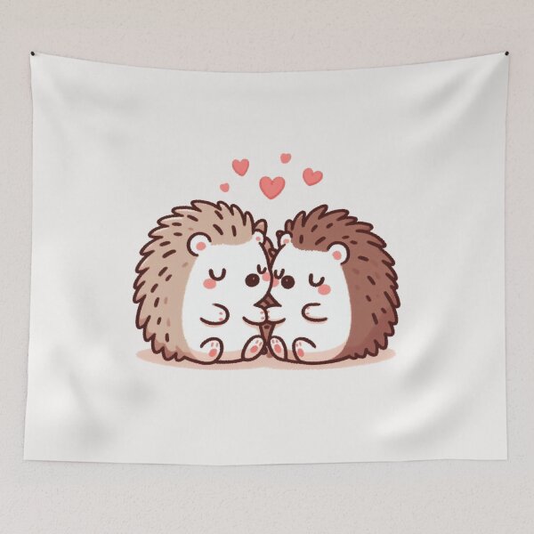 Item preview, Hedgehog Couple Valentine's Day designed and sold by LemuellTrends.
