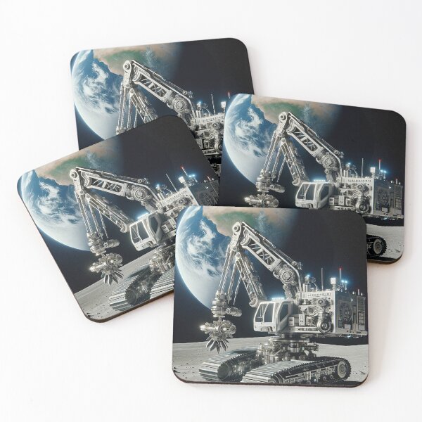 Item preview, Lunar Excavator - Construction on the Moon. Space Quest  designed and sold by ARVA-Digital.
