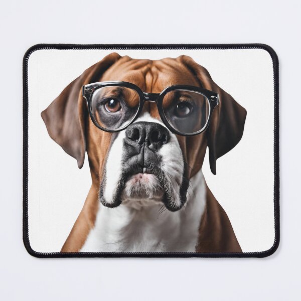 Item preview, Boxer With Glasses, designed and sold by Lemilemi.