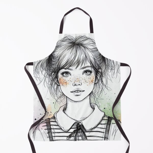 Item preview, Girl with freckles. designed and sold by growing-mom.