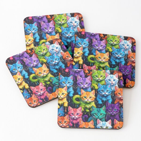 Item preview, Cute Kitty Cat Pattern designed and sold by TheArtOfPat.
