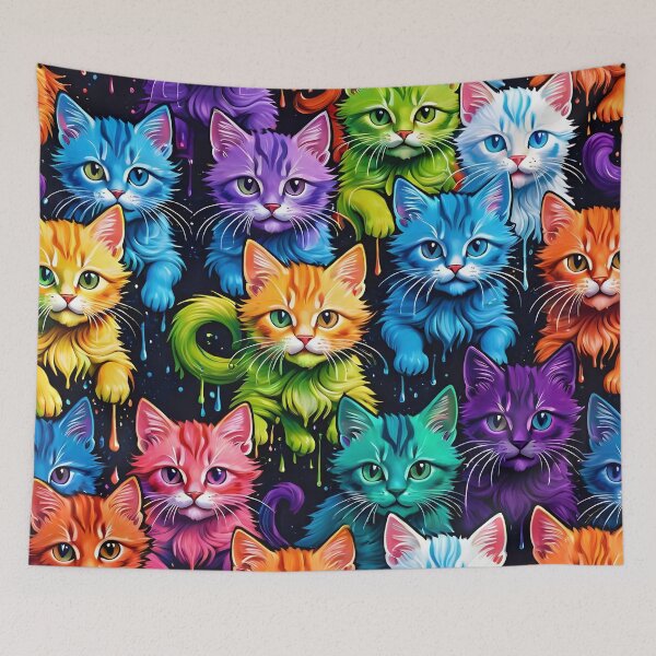 Item preview, Cute Kitty Cat Pattern designed and sold by TheArtOfPat.