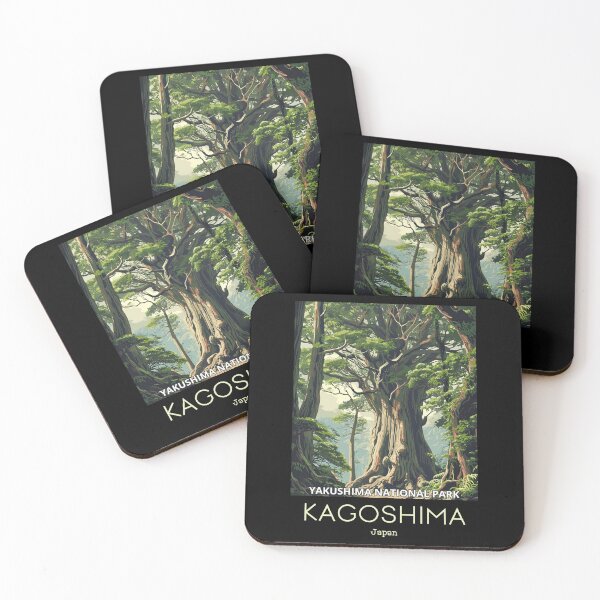 Item preview, A Vintage Travel Illustration of Yakushima National Park - Kagoshima - Japan designed and sold by GoodOldVintage.