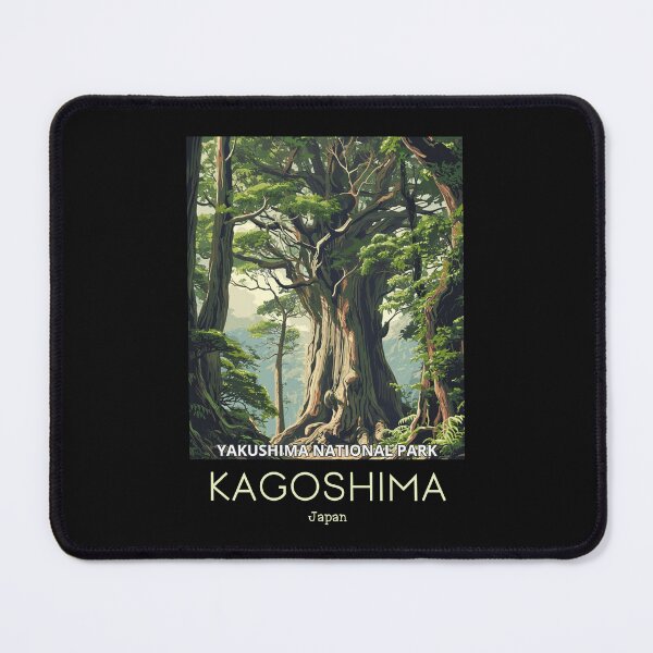 Item preview, A Vintage Travel Illustration of Yakushima National Park - Kagoshima - Japan designed and sold by GoodOldVintage.