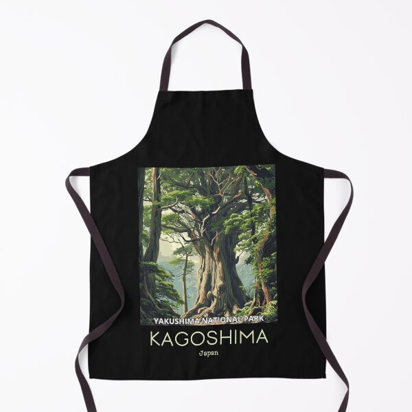 Item preview, A Vintage Travel Illustration of Yakushima National Park - Kagoshima - Japan designed and sold by GoodOldVintage.