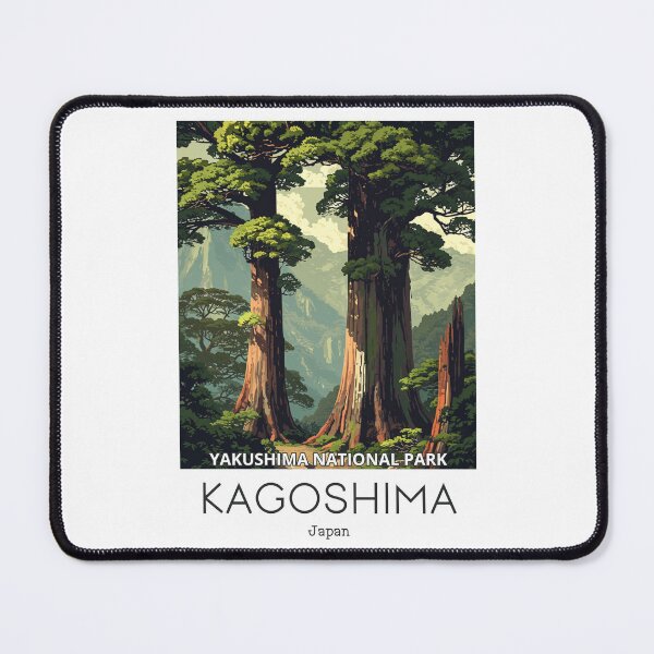 Item preview, A Vintage Travel Illustration of Yakushima National Park - Kagoshima - Japan designed and sold by GoodOldVintage.