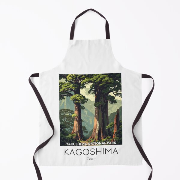 Item preview, A Vintage Travel Illustration of Yakushima National Park - Kagoshima - Japan designed and sold by GoodOldVintage.