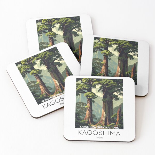Item preview, A Vintage Travel Illustration of Yakushima National Park - Kagoshima - Japan designed and sold by GoodOldVintage.