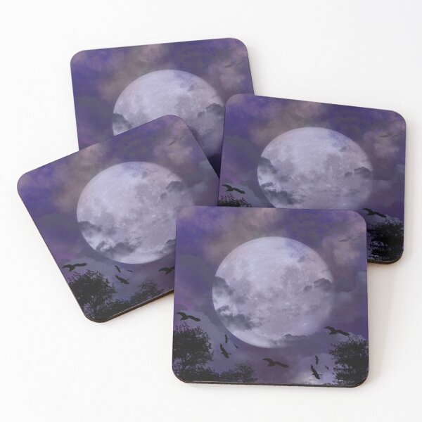Item preview, full moon designed and sold by PaintDesigns.