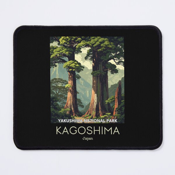 Item preview, A Vintage Travel Illustration of Yakushima National Park - Kagoshima - Japan designed and sold by GoodOldVintage.
