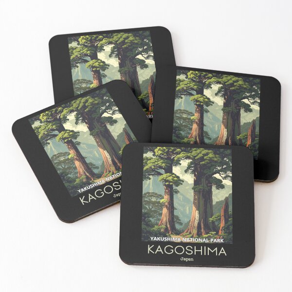 Item preview, A Vintage Travel Illustration of Yakushima National Park - Kagoshima - Japan designed and sold by GoodOldVintage.