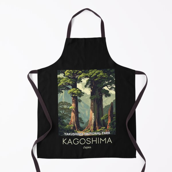 Item preview, A Vintage Travel Illustration of Yakushima National Park - Kagoshima - Japan designed and sold by GoodOldVintage.
