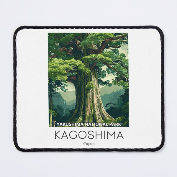 Item preview, A Vintage Travel Illustration of Yakushima National Park - Kagoshima - Japan designed and sold by GoodOldVintage.