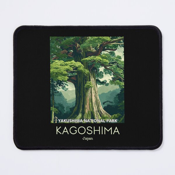 Item preview, A Vintage Travel Illustration of Yakushima National Park - Kagoshima - Japan designed and sold by GoodOldVintage.