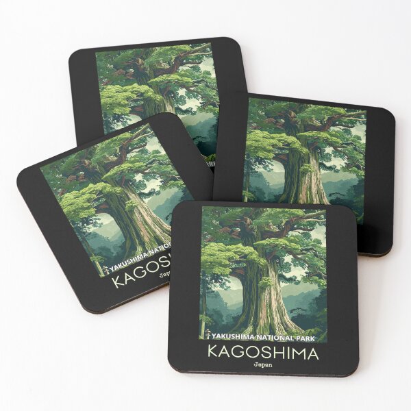 Item preview, A Vintage Travel Illustration of Yakushima National Park - Kagoshima - Japan designed and sold by GoodOldVintage.