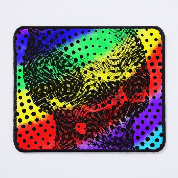 Item preview, rainbow skull designed and sold by PaintDesigns.