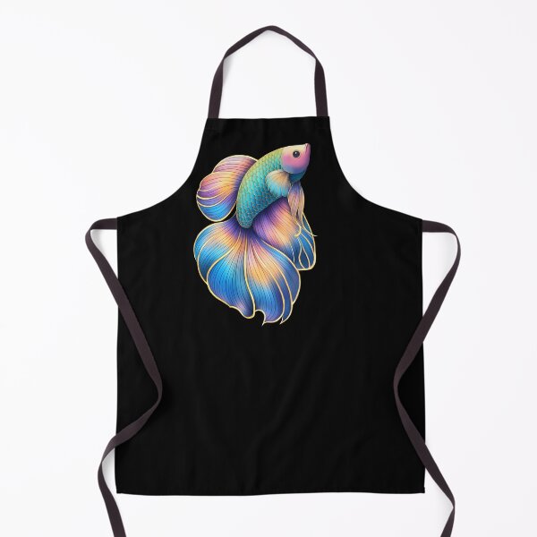 Item preview, Glittery rainbow betta fish designed and sold by FunkiFish.