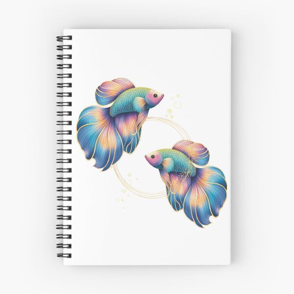 Item preview, Glittery rainbow betta fish designed and sold by FunkiFish.