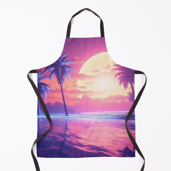 Item preview, Luminous Tropics: Neon Sunset Serenity designed and sold by Mullet Monkey.