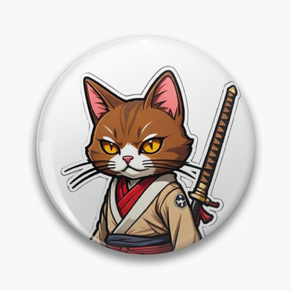 Item preview, Brown cat assassin Japan designed and sold by KorArtStudio.