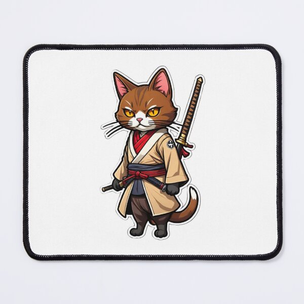 Item preview, Brown cat assassin Japan designed and sold by KorArtStudio.