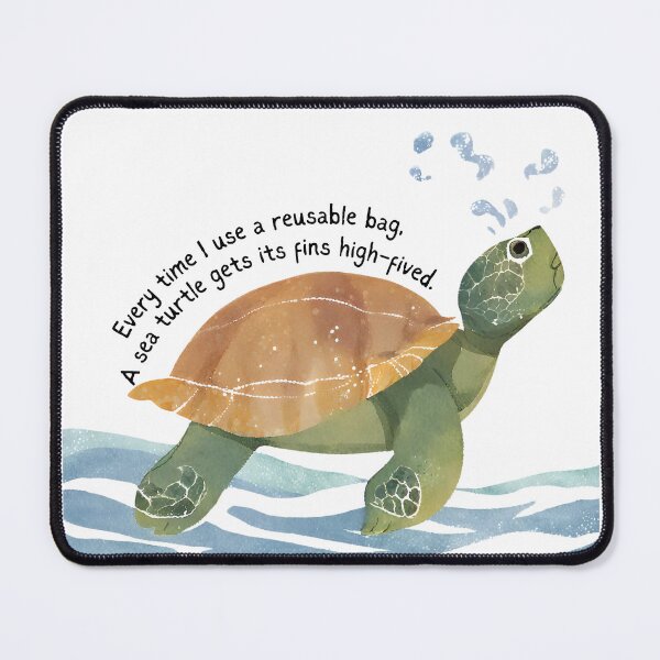 Item preview, Sea Turtle Funny Eco Friendly Lifestyle Humor designed and sold by ISayHeaven.