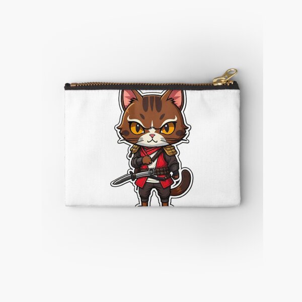 Item preview, Cute Brown cat assassin Japan designed and sold by KorArtStudio.