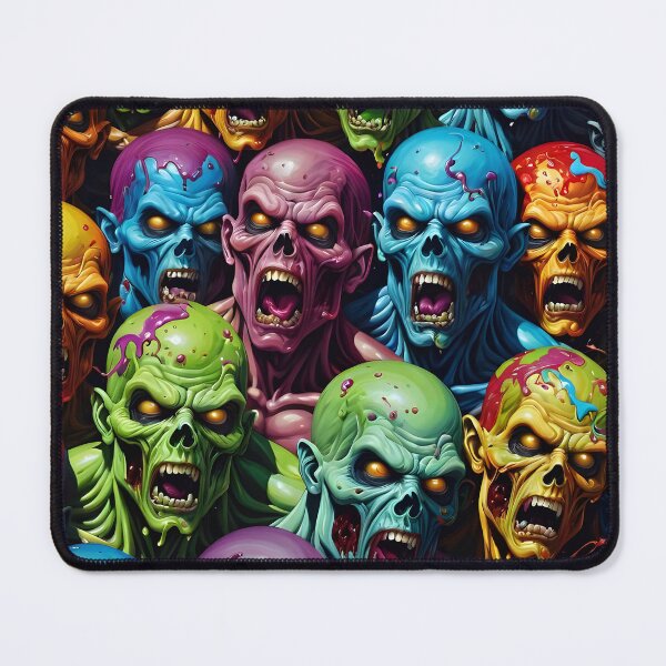 Artikelvorschau, Creepy Zombie Face Pattern entworfen und verkauft von TheArtOfPat.