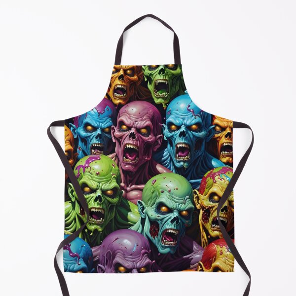 Item preview, Creepy Zombie Face Pattern designed and sold by TheArtOfPat.