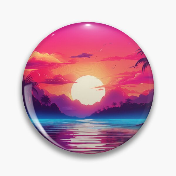 Item preview, Tropical Dreamscape Harmony: Sunset Vortex designed and sold by Mullet Monkey.