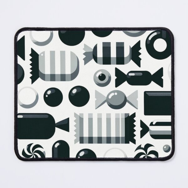 Item preview, Monochrome Minimalist Sweets: 2D Candy Simplicity designed and sold by CoussaZau.