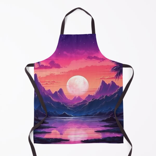 Item preview, Vaporwave Oasis: Neon Twilight Lagoon designed and sold by Mullet Monkey.