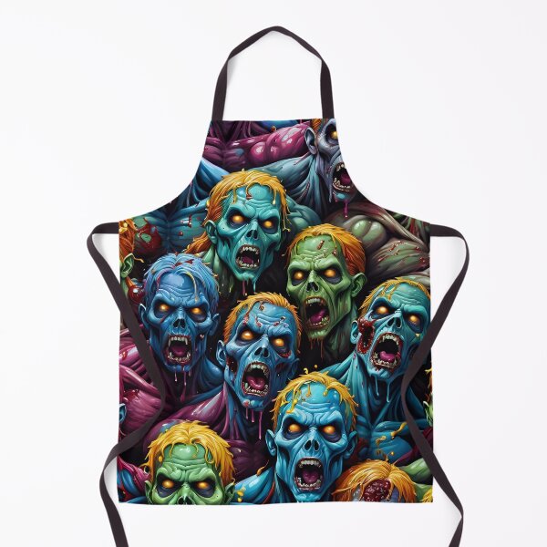 Item preview, Creepy Zombie Face Pattern designed and sold by TheArtOfPat.