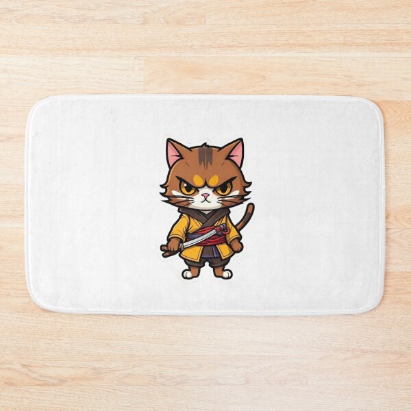 Item preview, Brown cat assassin in Japan designed and sold by KorArtStudio.