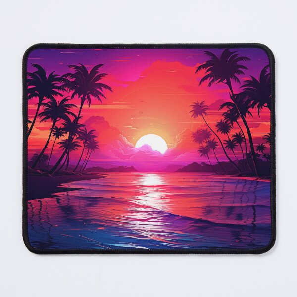 Item preview, Tropical Luminescence: Retro Wave Refuge designed and sold by Mullet Monkey.