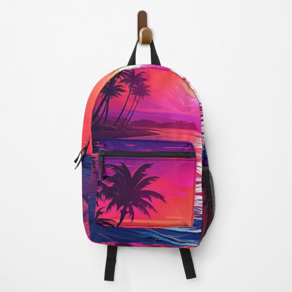 Item preview, Tropical Luminescence: Retro Wave Refuge designed and sold by Mullet Monkey.