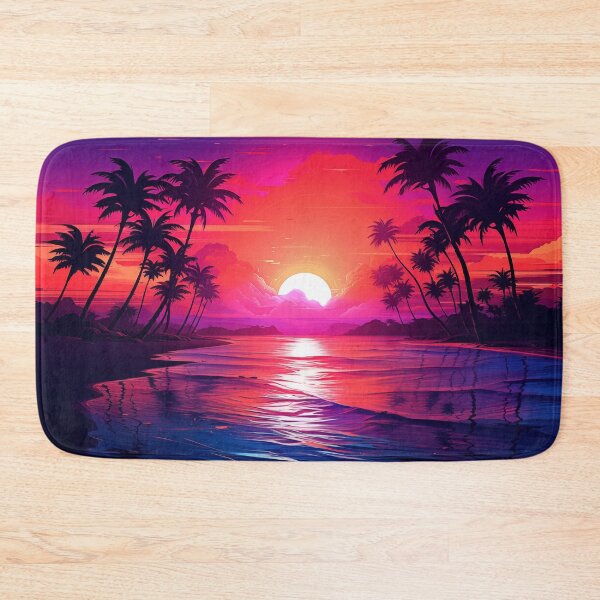 Item preview, Tropical Luminescence: Retro Wave Refuge designed and sold by Mullet Monkey.