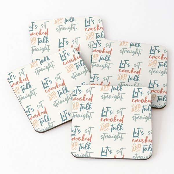 Item preview, Let's Sit Crooked And Talk Straight designed and sold by echowood26.