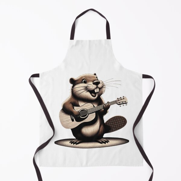 Item preview, Beaver Playing Guitar  designed and sold by CharmStudio.