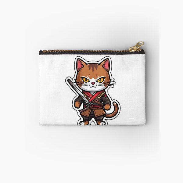 Item preview, Cool Brown cat assassin in Japan designed and sold by KorArtStudio.