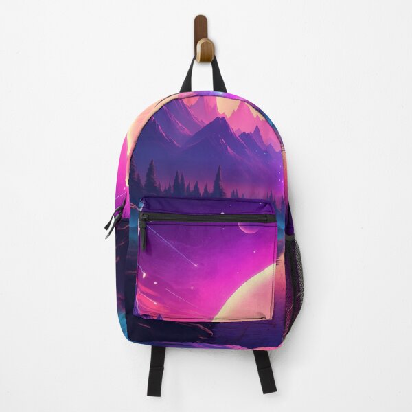 Item preview, Lush Synthwave Retreat: Horizon Vibes designed and sold by Mullet Monkey.