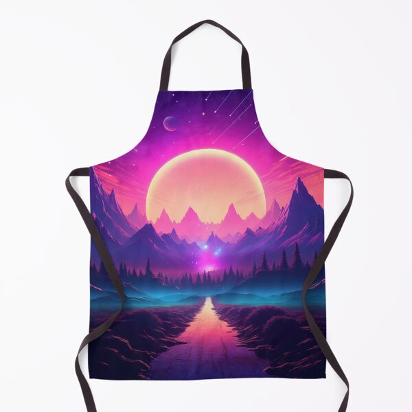 Item preview, Lush Synthwave Retreat: Horizon Vibes designed and sold by Mullet Monkey.