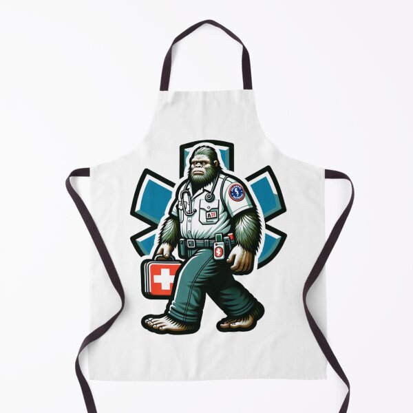 Item preview, Bigfoot as as Paramedic with his gear designed and sold by BrinaandPops.