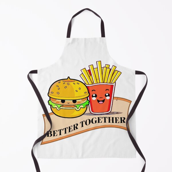 Item preview, Better Together Collection: French Fries and Hamburgers - A Culinary Love Affair! designed and sold by DazzleDots4.