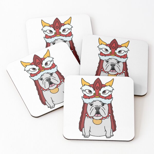Item preview, dog in lion dance costume designed and sold by ashleyy88.