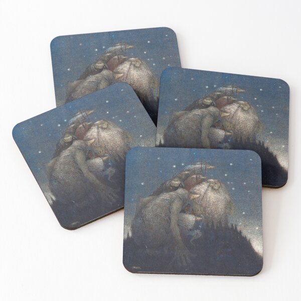 Item preview, Trolls Singing in the Starlight - John Bauer designed and sold by forgottenbeauty.