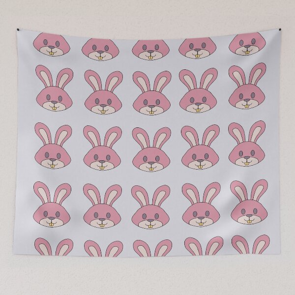 Item preview, pattern of rabbits with golden teeth designed and sold by azet-art.