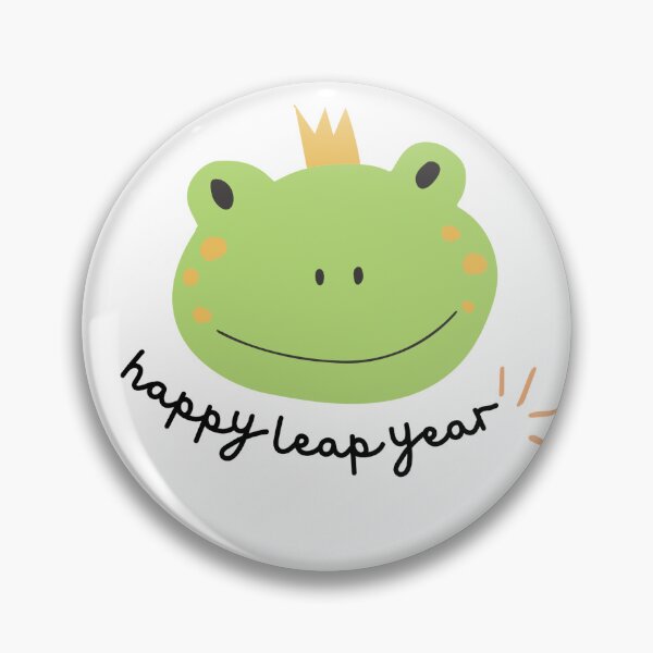 Item preview, Happy leap year green frog design designed and sold by photoartdesin.