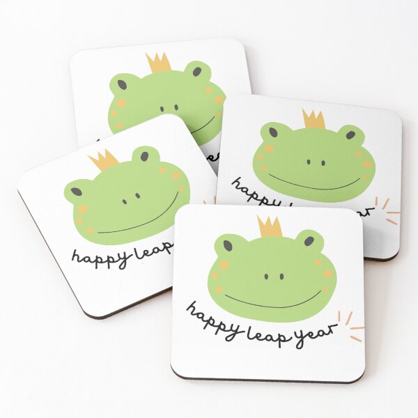 Item preview, Happy leap year green frog design designed and sold by photoartdesin.